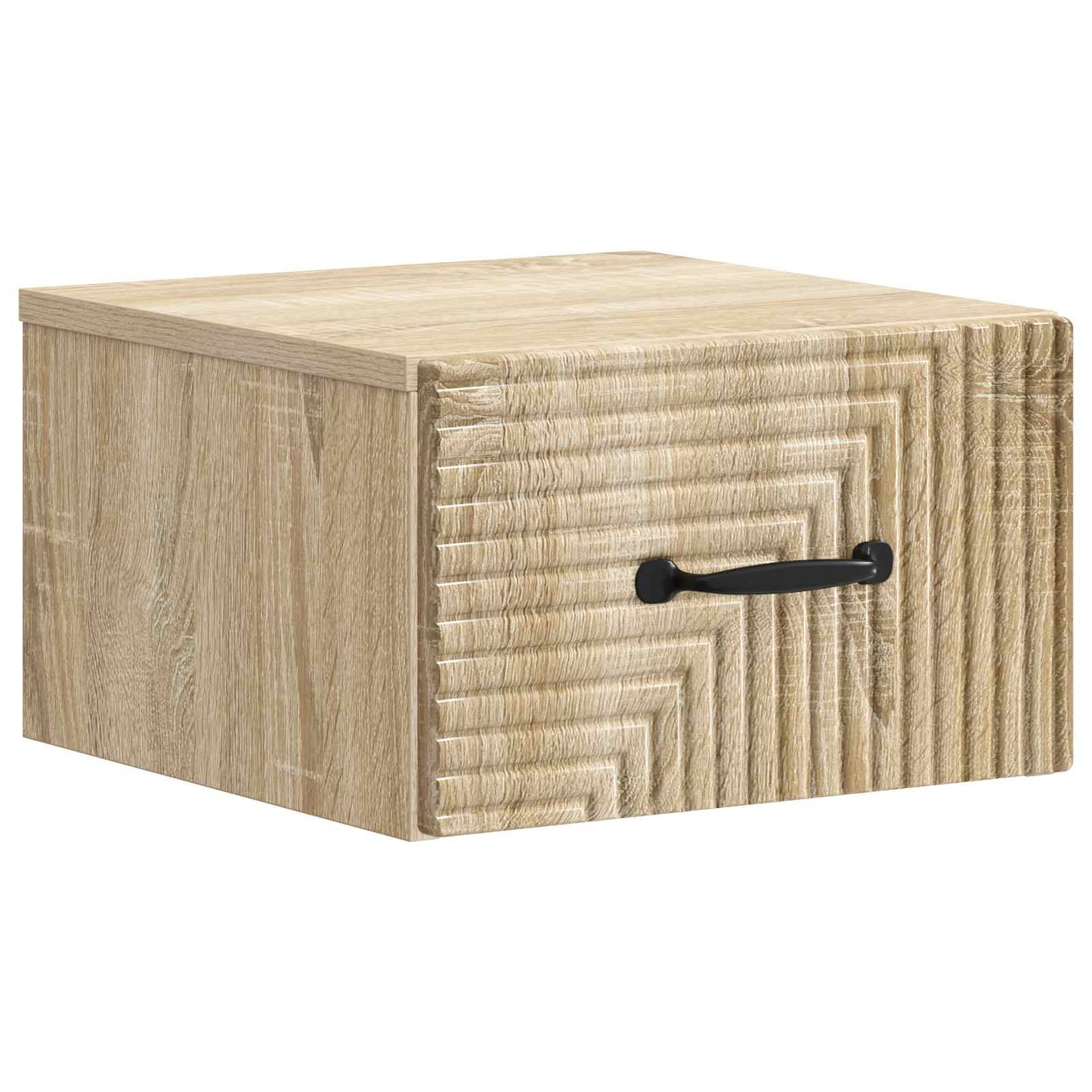 Mobiletto da notte a muro Rovere Sonoma 34,5 x 33 x 20 cm | homemem39