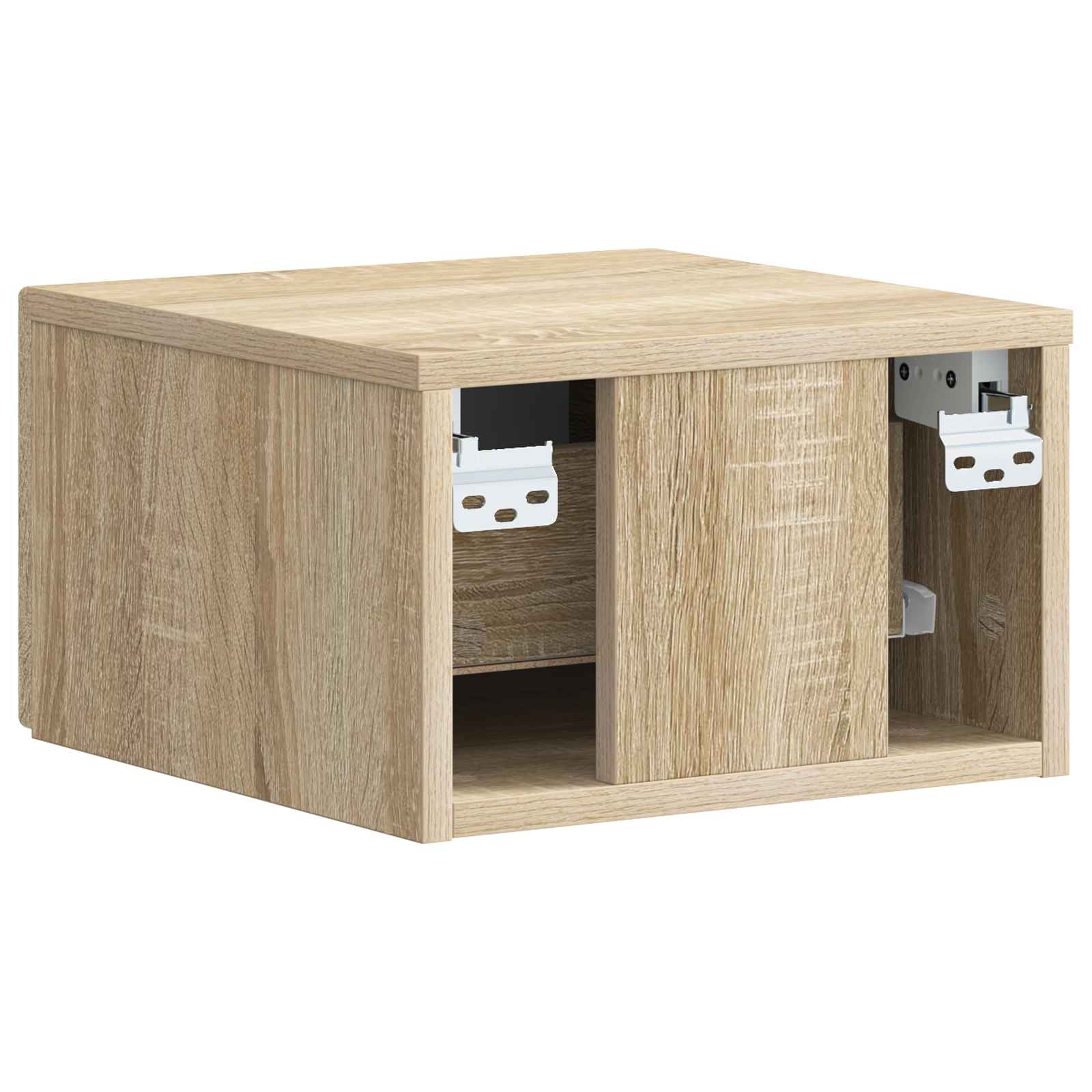 Mobiletto da notte a muro Rovere Sonoma 34,5 x 33 x 20 cm | homemem39