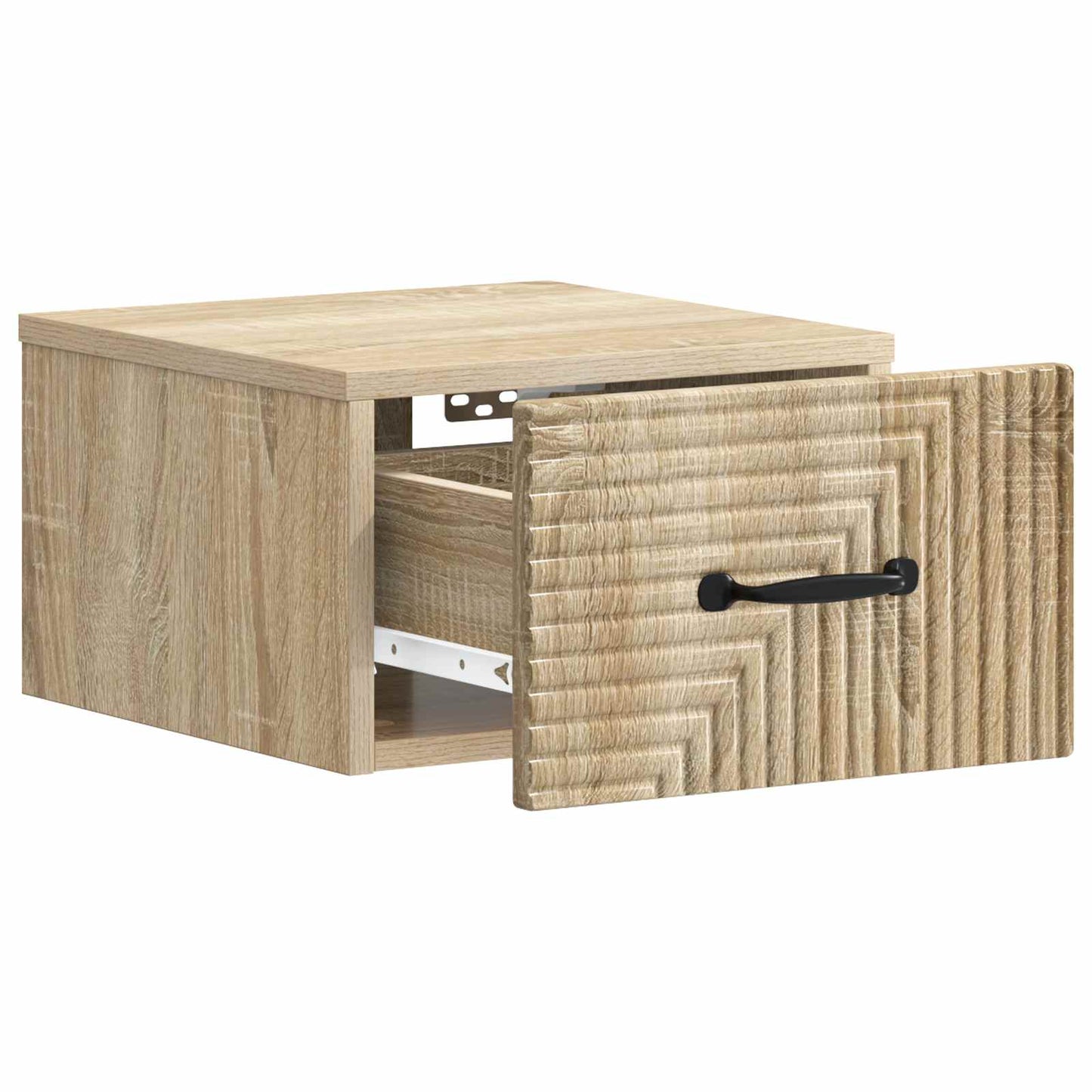 Mobiletto da notte a muro 2 pcs Rovere Sonoma 34,5 x 33 x 20 cm | homemem39