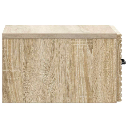 Mobiletto da notte a muro 2 pcs Rovere Sonoma 34,5 x 33 x 20 cm | homemem39