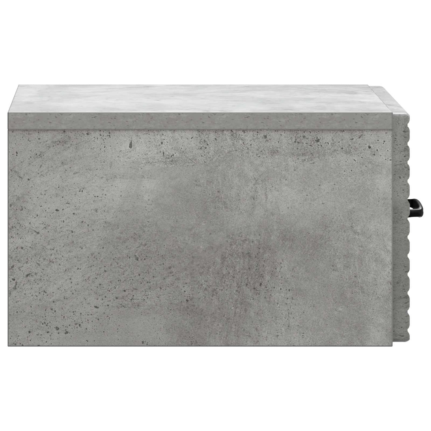 Mobiletto da notte a muro Grigio Cemento 34,5 x 33 x 20 cm | homemem39