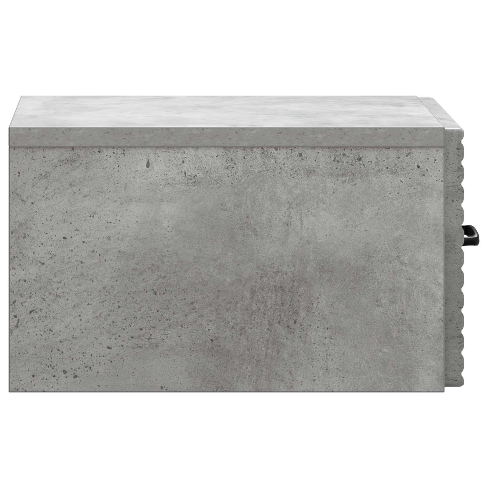 Mobiletto da notte a muro Grigio Cemento 34,5 x 33 x 20 cm | homemem39