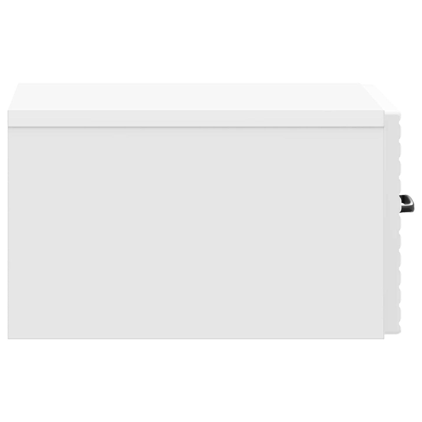 Mobiletto da notte a muro 2 pcs Bianco Lucido 34,5 x 33 x 20 cm | homemem39