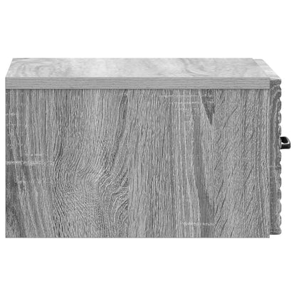 Mobiletto da notte a muro 2 pcs Grigio Sonoma 34,5 x 33 x 20 cm | homemem39