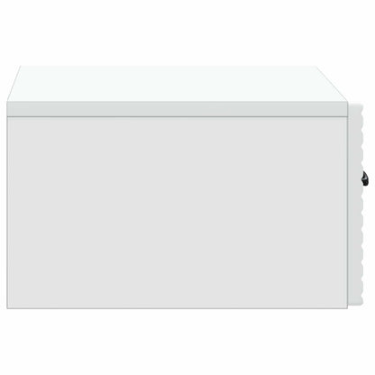 Mobiletto da notte a muro 2 pcs Bianco 49 x 34,5 x 20 cm | homemem39
