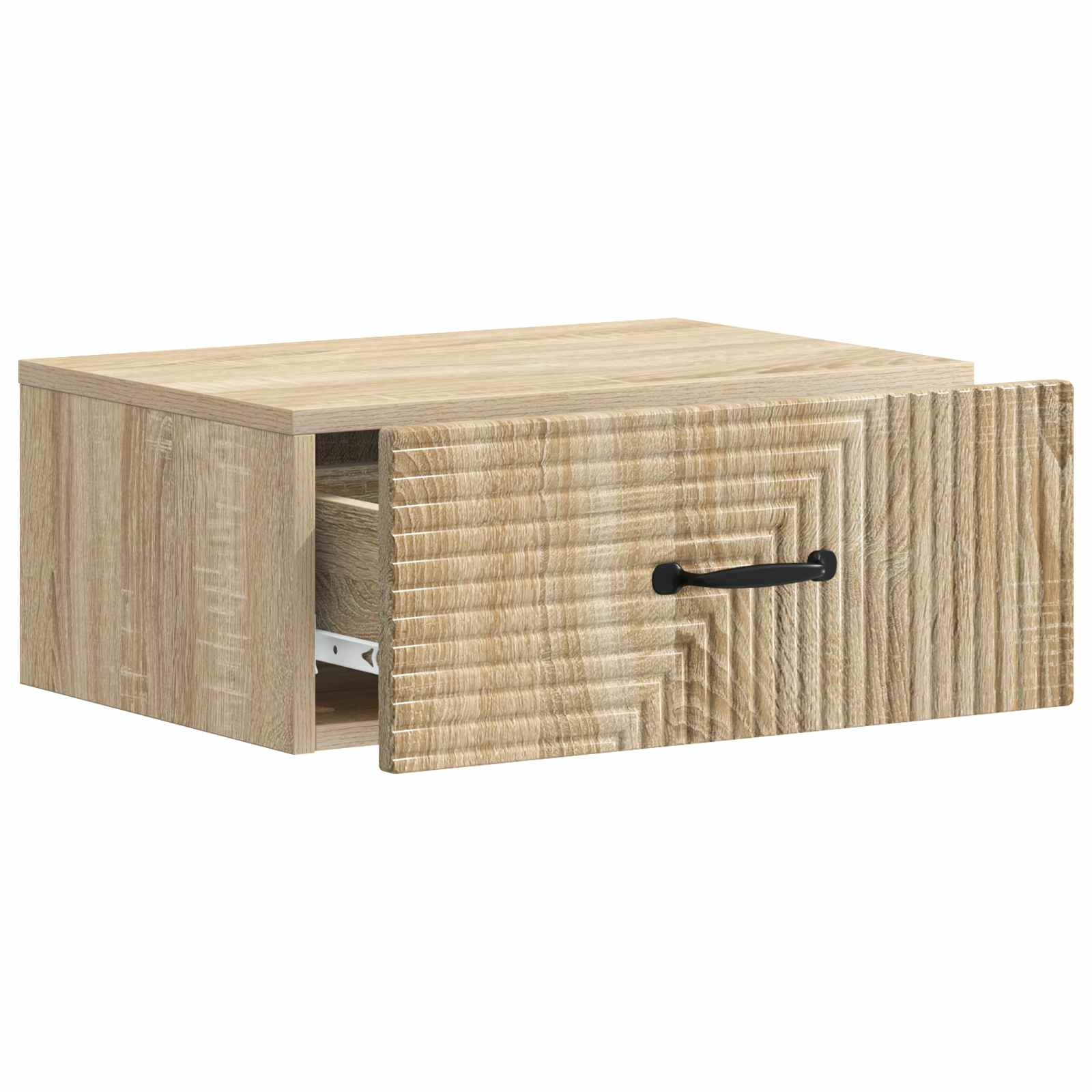 Mobiletto da notte a muro Rovere Sonoma 49 x 34,5 x 20 cm | homemem39