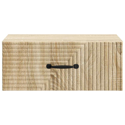 Mobiletto da notte a muro Rovere Sonoma 49 x 34,5 x 20 cm | homemem39