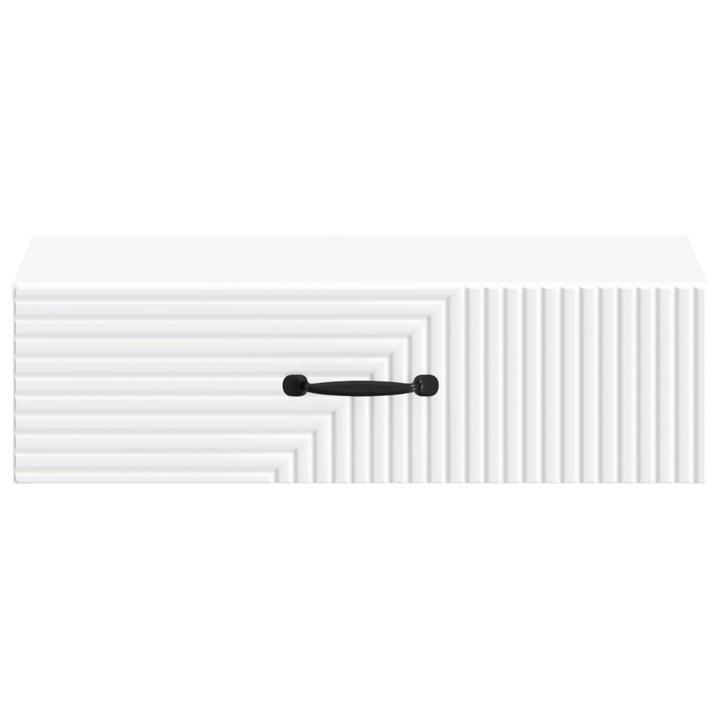 Tavolino da Parete Laterale Bianco 59 x 34,5 x 17 cm | homemem39
