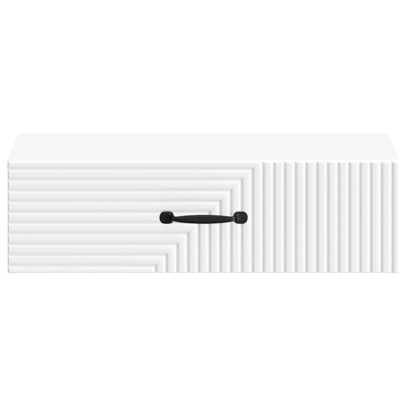 Tavolino da Parete Laterale Bianco 59 x 34,5 x 17 cm | homemem39
