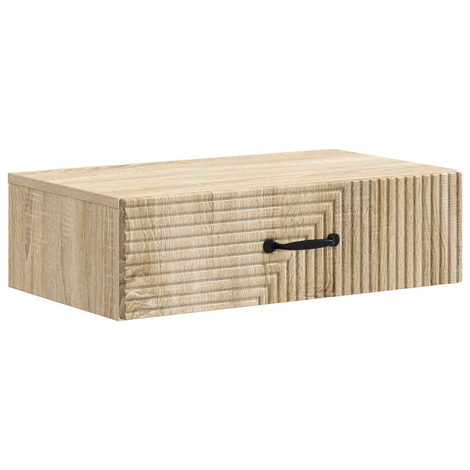 Tavolino da Parete Laterale Rovere Sonoma 59 x 34,5 x 17 cm | homemem39