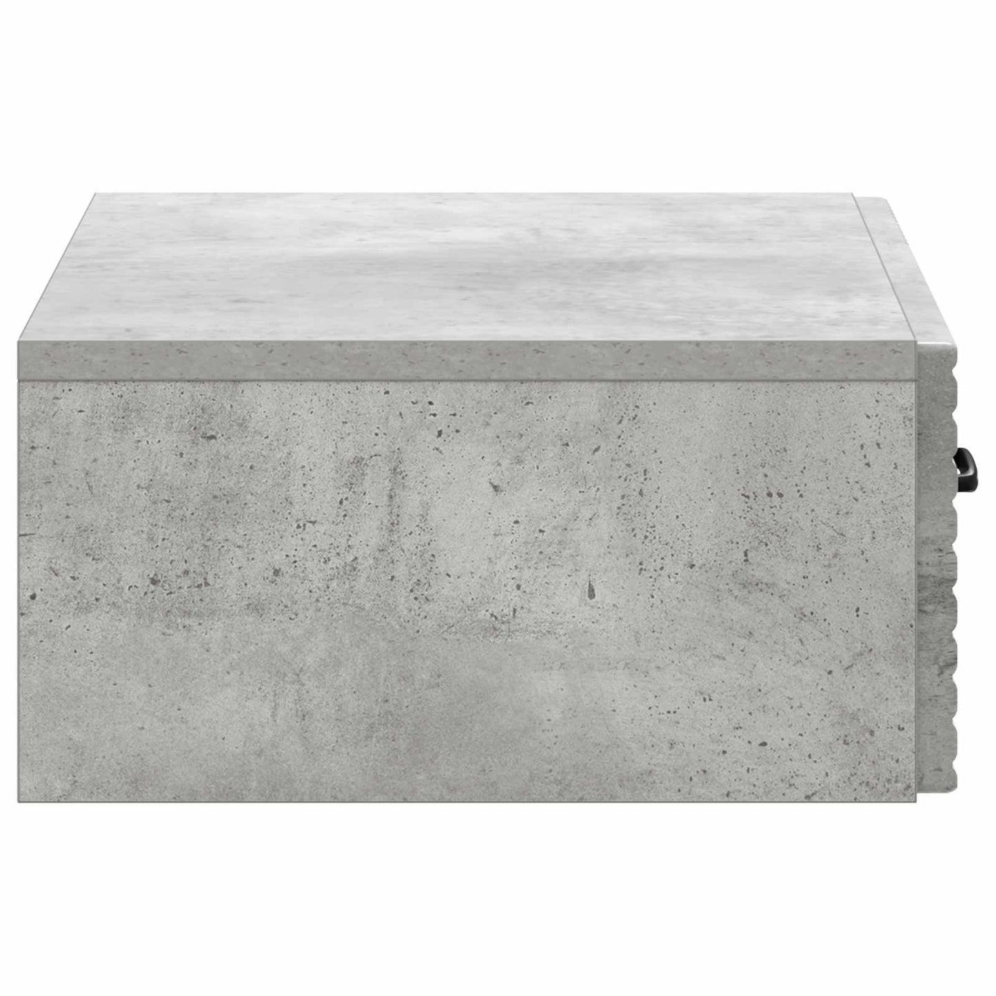 Tavolino da Parete Laterale Grigio Cemento 59 x 34,5 x 17 cm | homemem39