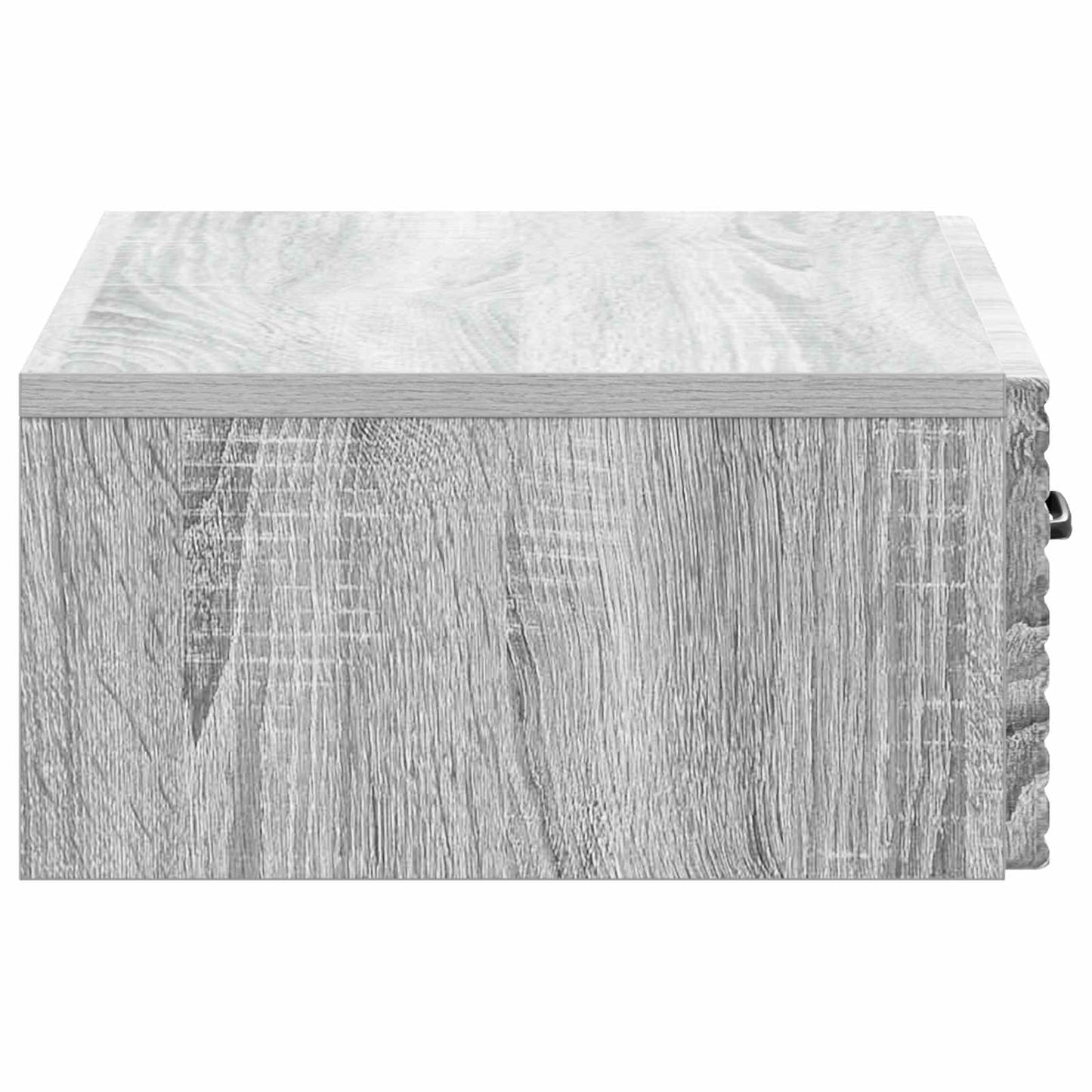 Tavolino da Parete Laterale Grigio Sonoma 59 x 34,5 x 17 cm | homemem39