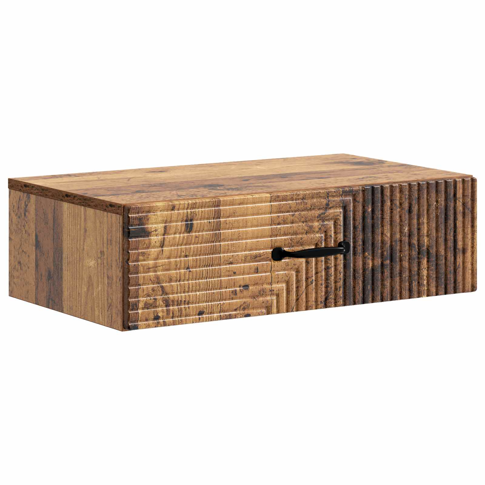 Tavolino da Parete Laterale Legno antico 59 x 34,5 x 17 cm | homemem39