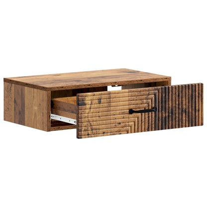 Tavolino da Parete Laterale Legno antico 59 x 34,5 x 17 cm