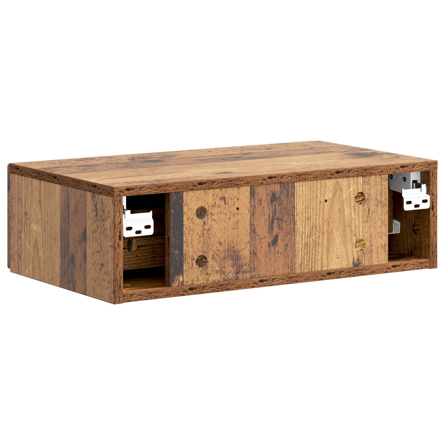 Tavolino da Parete Laterale Legno antico 59 x 34,5 x 17 cm