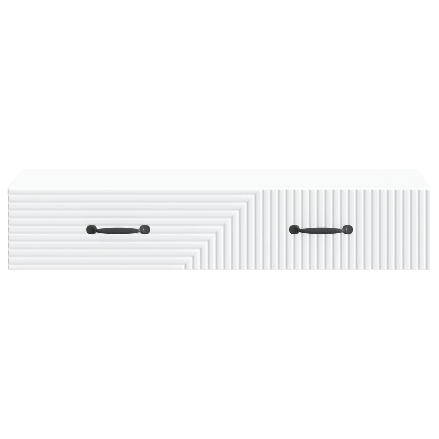 Tavolino da Parete Laterale Bianco 87,5 x 34,5 x 17 cm | homemem39