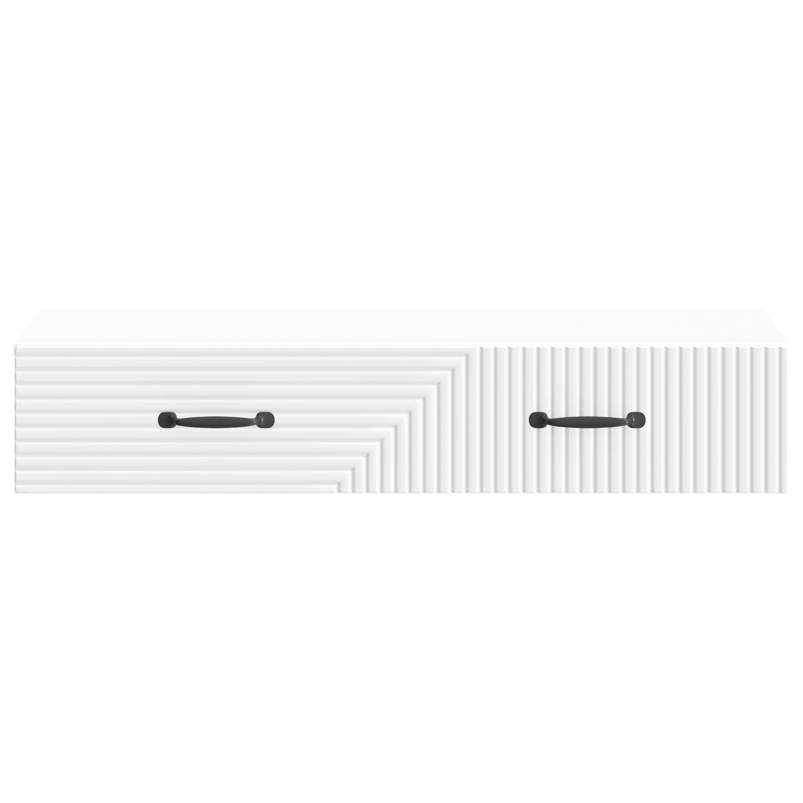 Tavolino da Parete Laterale Bianco 87,5 x 34,5 x 17 cm | homemem39