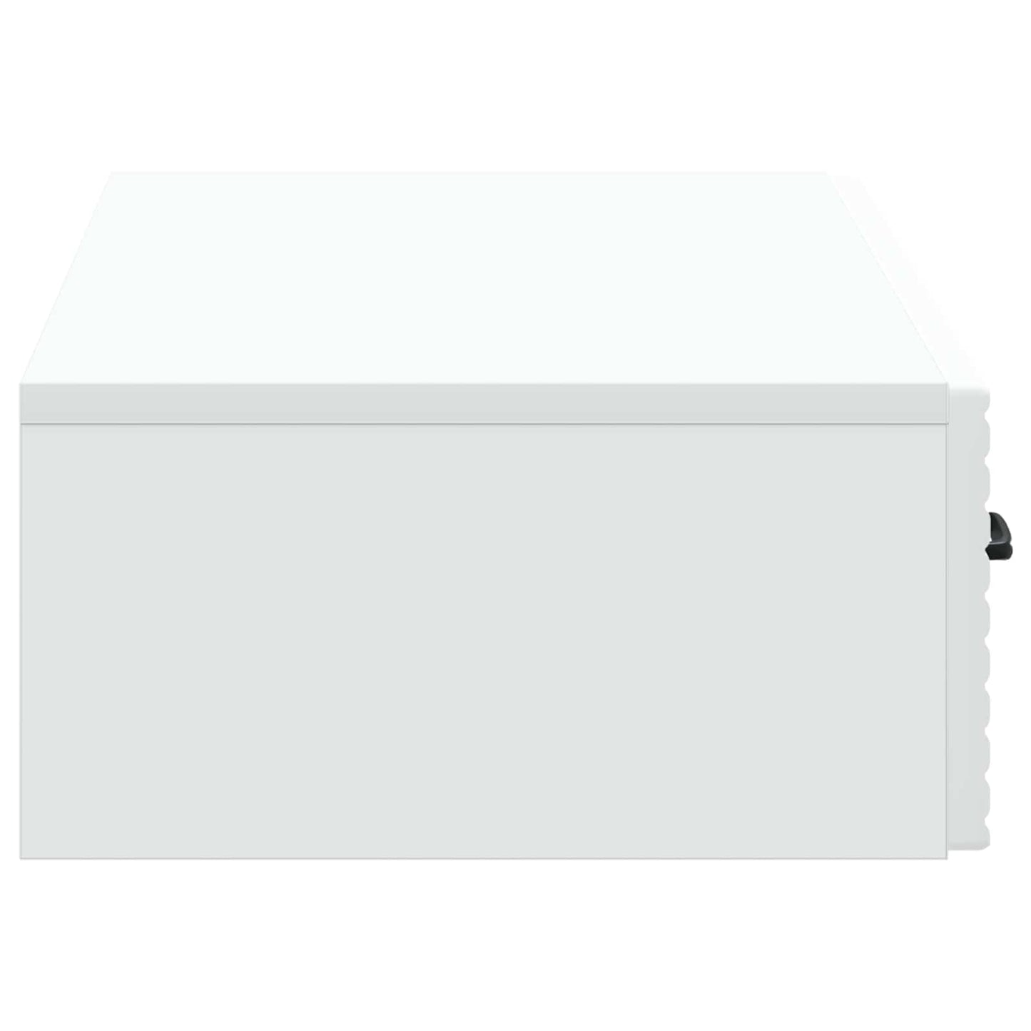 Tavolino da Parete Laterale Bianco 87,5 x 34,5 x 17 cm | homemem39