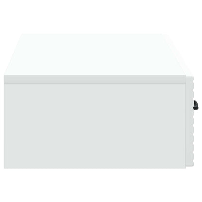 Tavolino da Parete Laterale Bianco 87,5 x 34,5 x 17 cm | homemem39