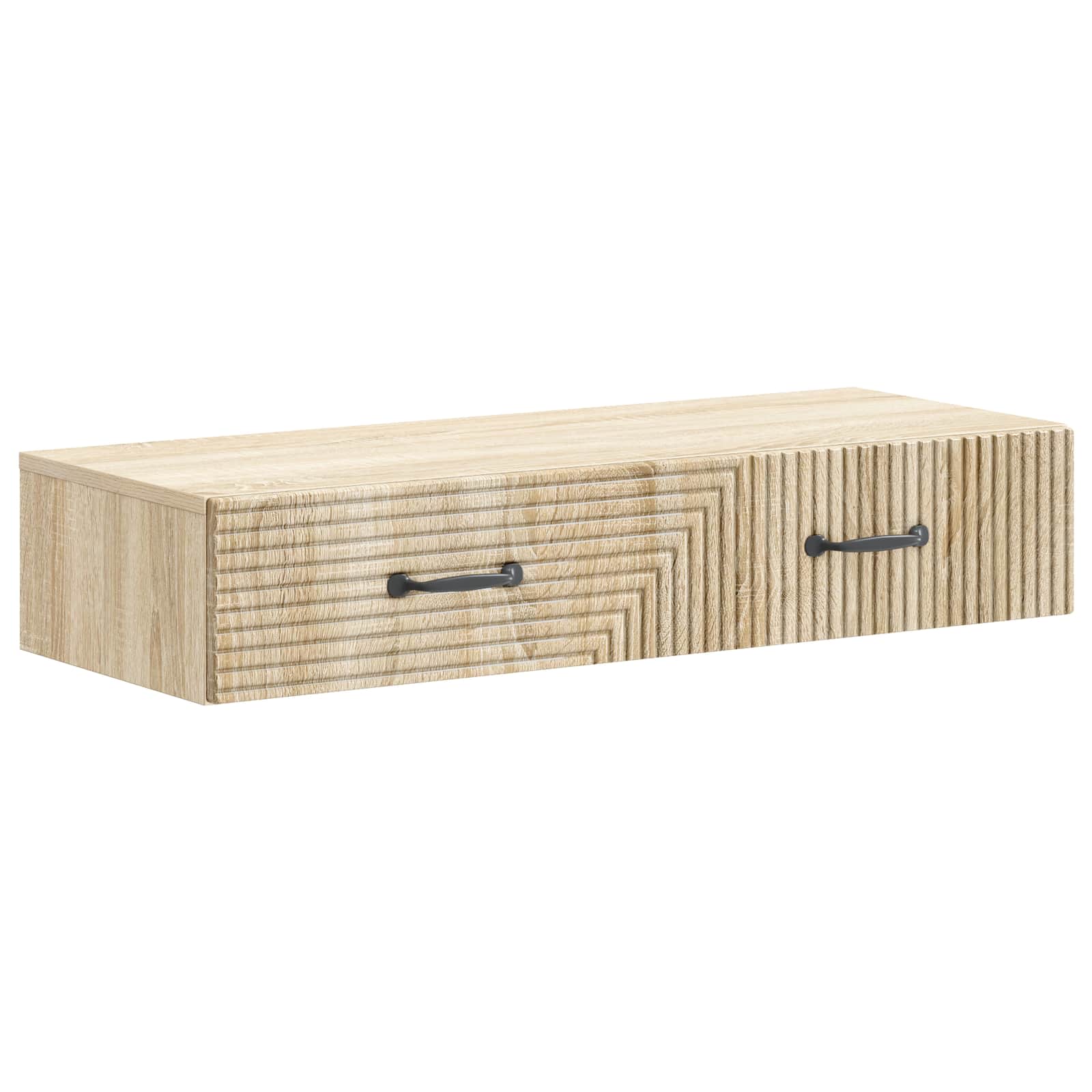 Tavolino da Parete Laterale Rovere Sonoma 87,5 x 34,5 x 17 cm | homemem39