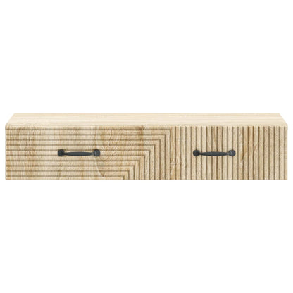 Tavolino da Parete Laterale Rovere Sonoma 87,5 x 34,5 x 17 cm | homemem39