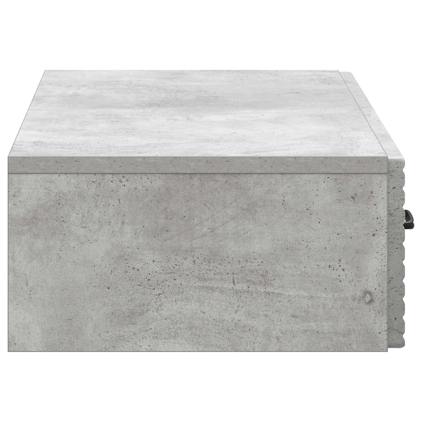 Tavolino da Parete Laterale Grigio Cemento 87,5 x 34,5 x 17 cm | homemem39