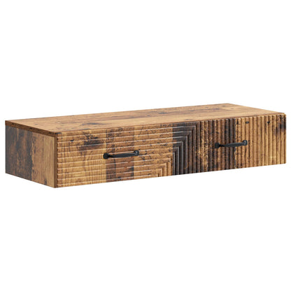 Tavolino da Parete Laterale Legno antico 87,5 x 34,5 x 17 cm