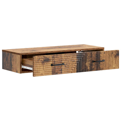 Tavolino da Parete Laterale Legno antico 87,5 x 34,5 x 17 cm | homemem39