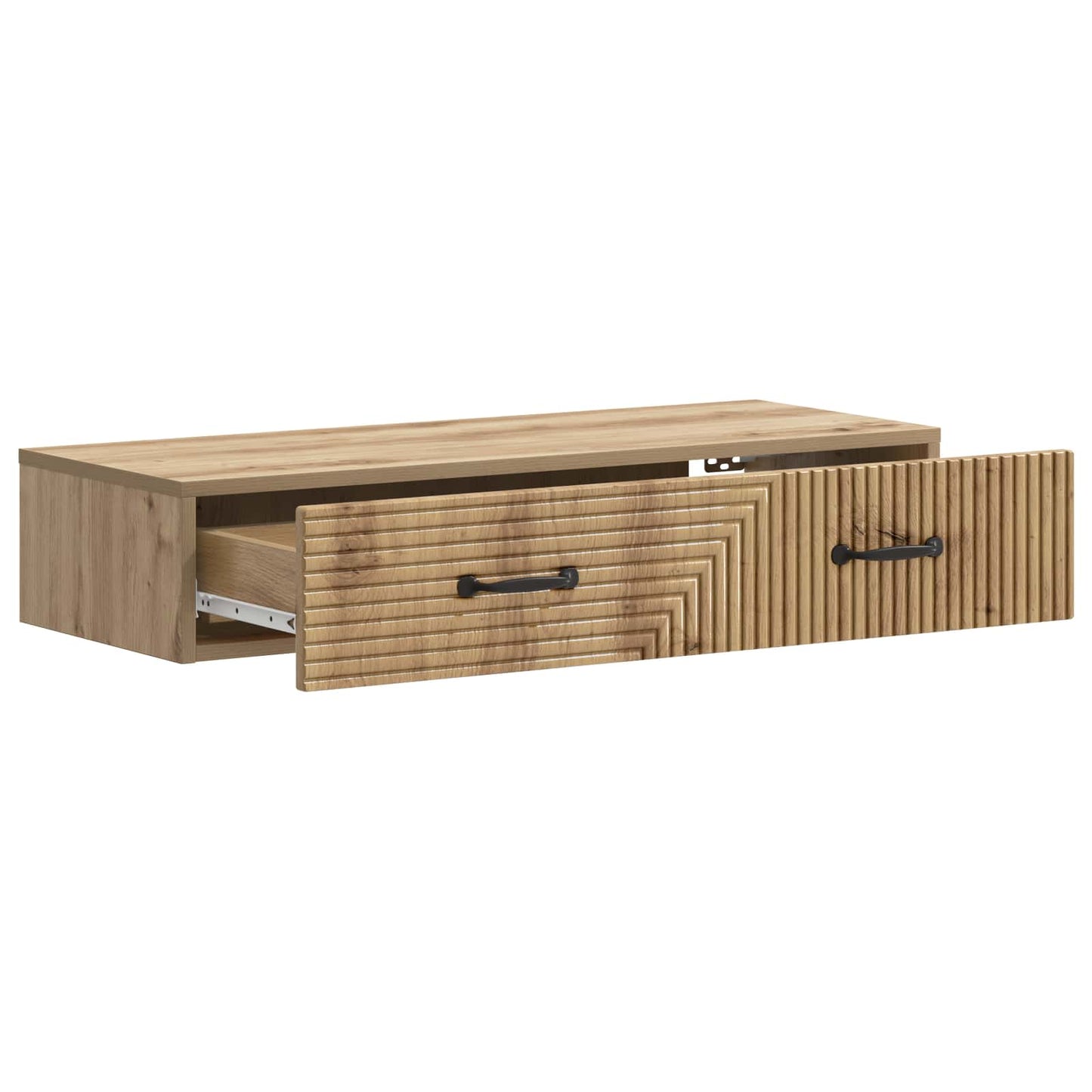 Tavolino da Parete Laterale Rovere Artigianale
