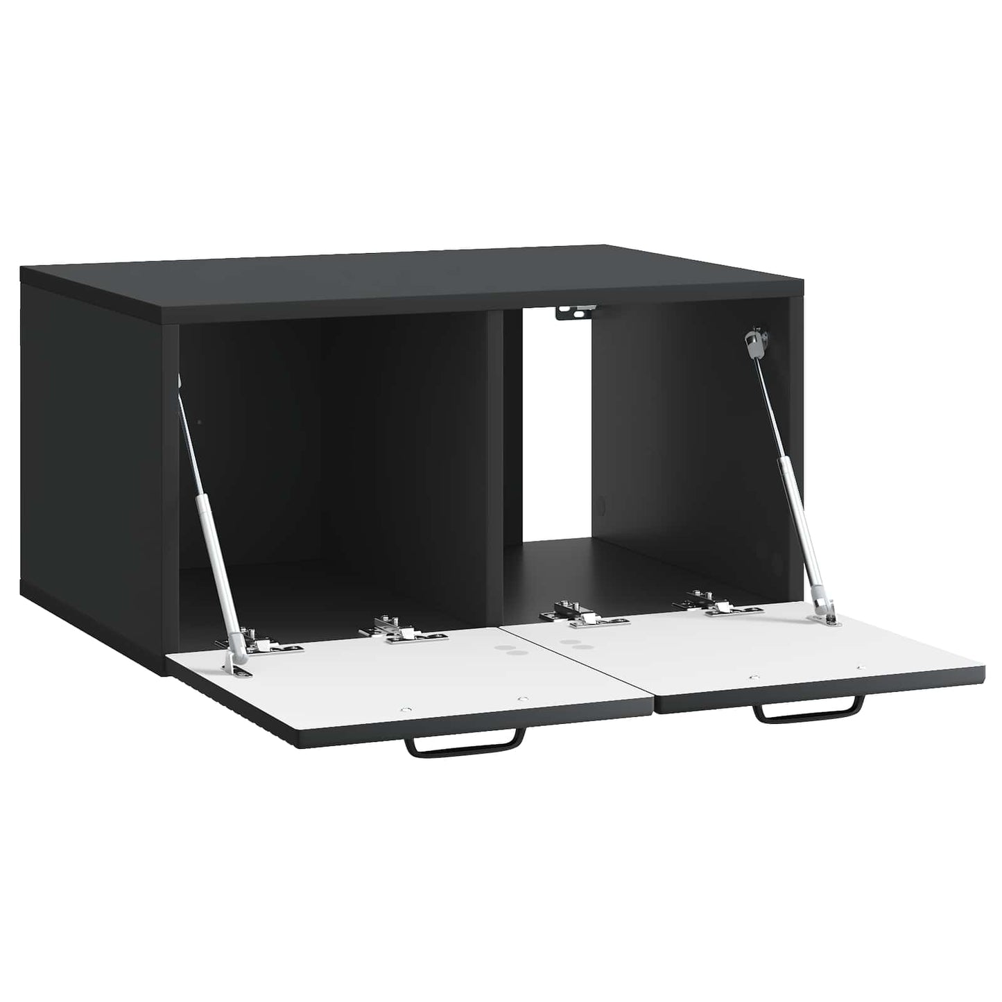 Mobile Porta TV da Muro Nero 59,5 x 41 x 30 cm | homemem39