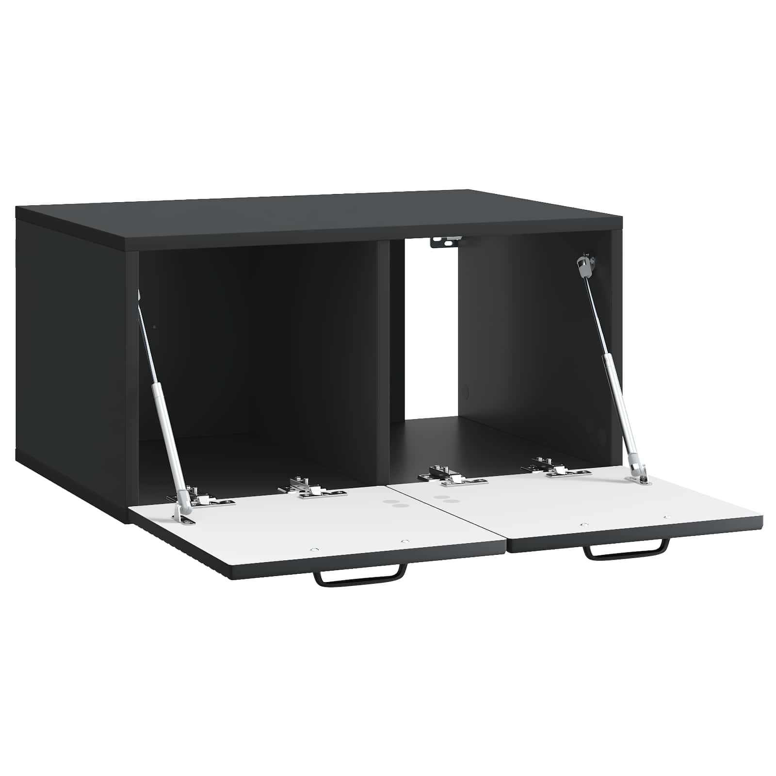 Mobile Porta TV da Muro Nero 59,5 x 41 x 30 cm | homemem39