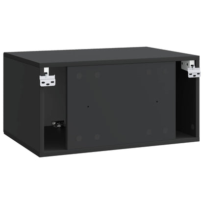 Mobile Porta TV da Muro Nero 59,5 x 41 x 30 cm