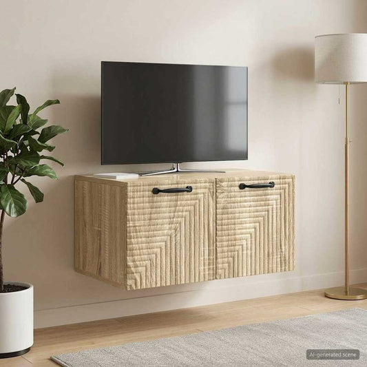 Mobile Porta TV da Muro Rovere Sonoma 59,5 x 41 x 30 cm
