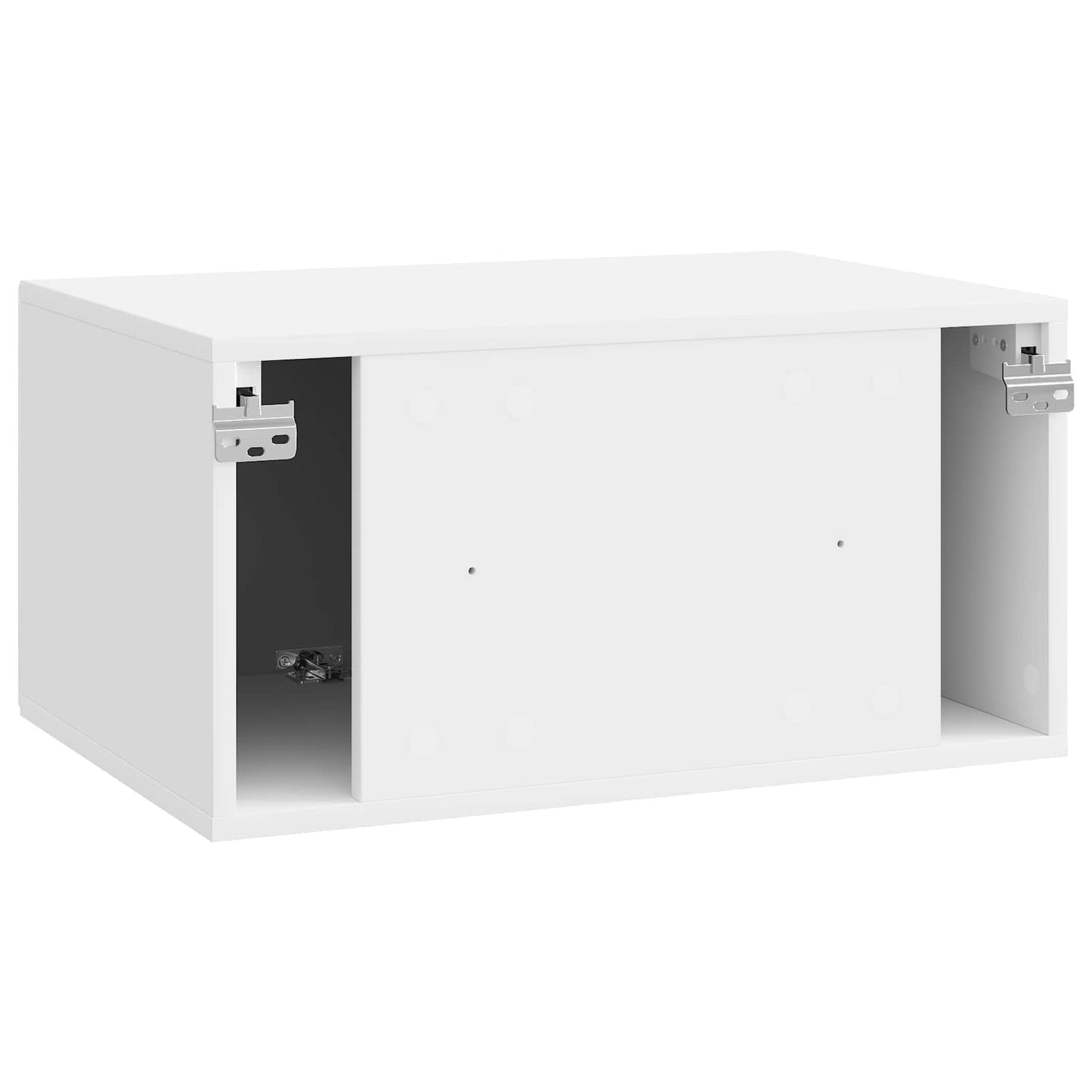 Mobile Porta TV da Muro Bianco Lucido 59,5 x 41 x 30 cm | homemem39