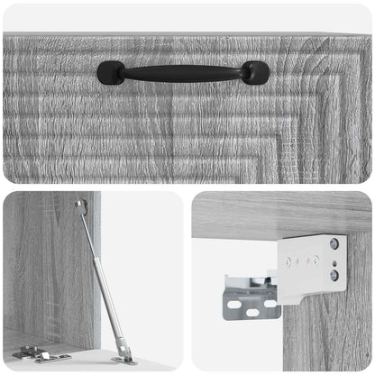 Mobile Porta TV da Muro Grigio Sonoma 59,5 x 41 x 30 cm