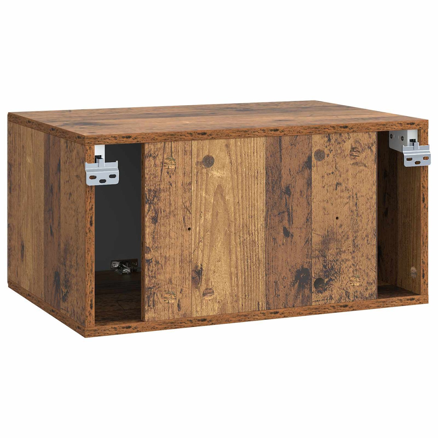 Mobile Porta TV da Muro Legno antico 59,5 x 41 x 30 cm