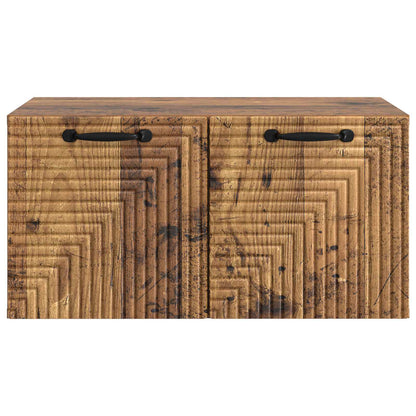 Mobile Porta TV da Muro Legno antico 59,5 x 41 x 30 cm