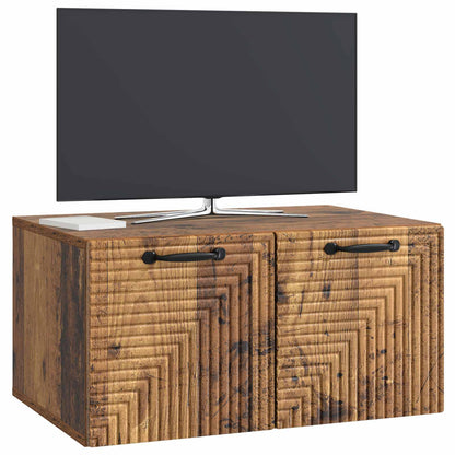 Mobile Porta TV da Muro Legno antico 59,5 x 41 x 30 cm