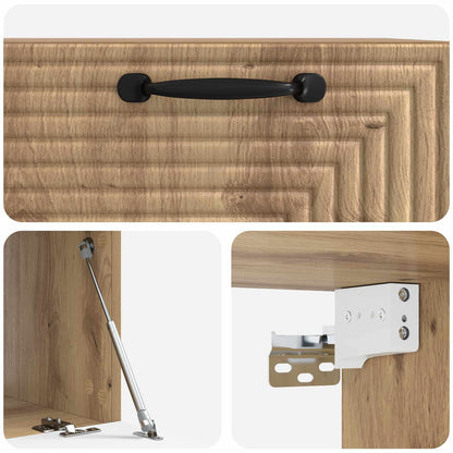 Mobile Porta TV da Muro Rovere Artigianale 59,5 x 41 x 30 cm | homemem39