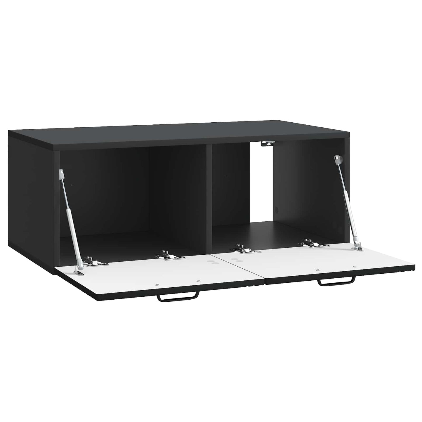 Mobile Porta TV da Muro Nero 78,5 x 41 x 30 cm | homemem39