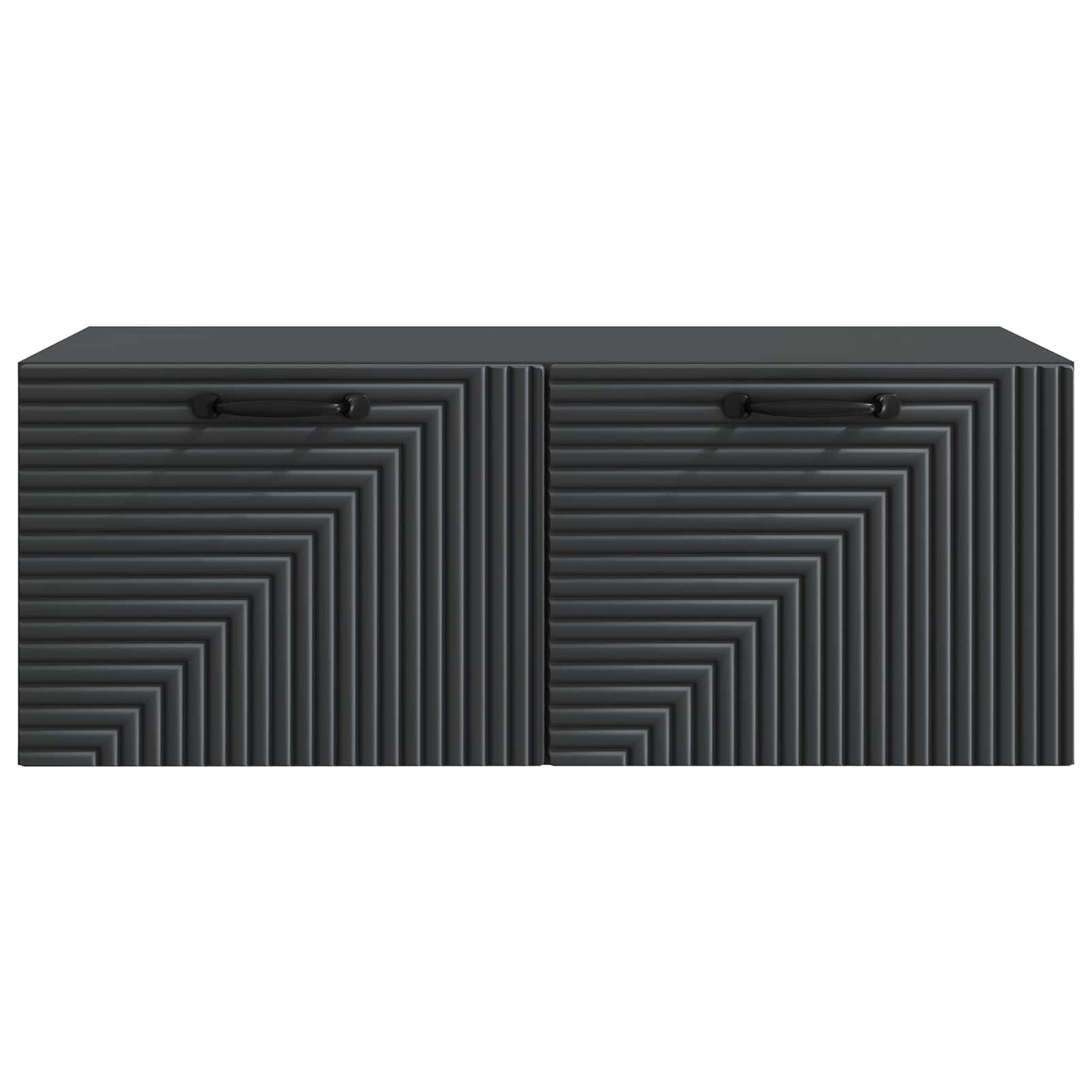 Mobile Porta TV da Muro Nero 78,5 x 41 x 30 cm | homemem39
