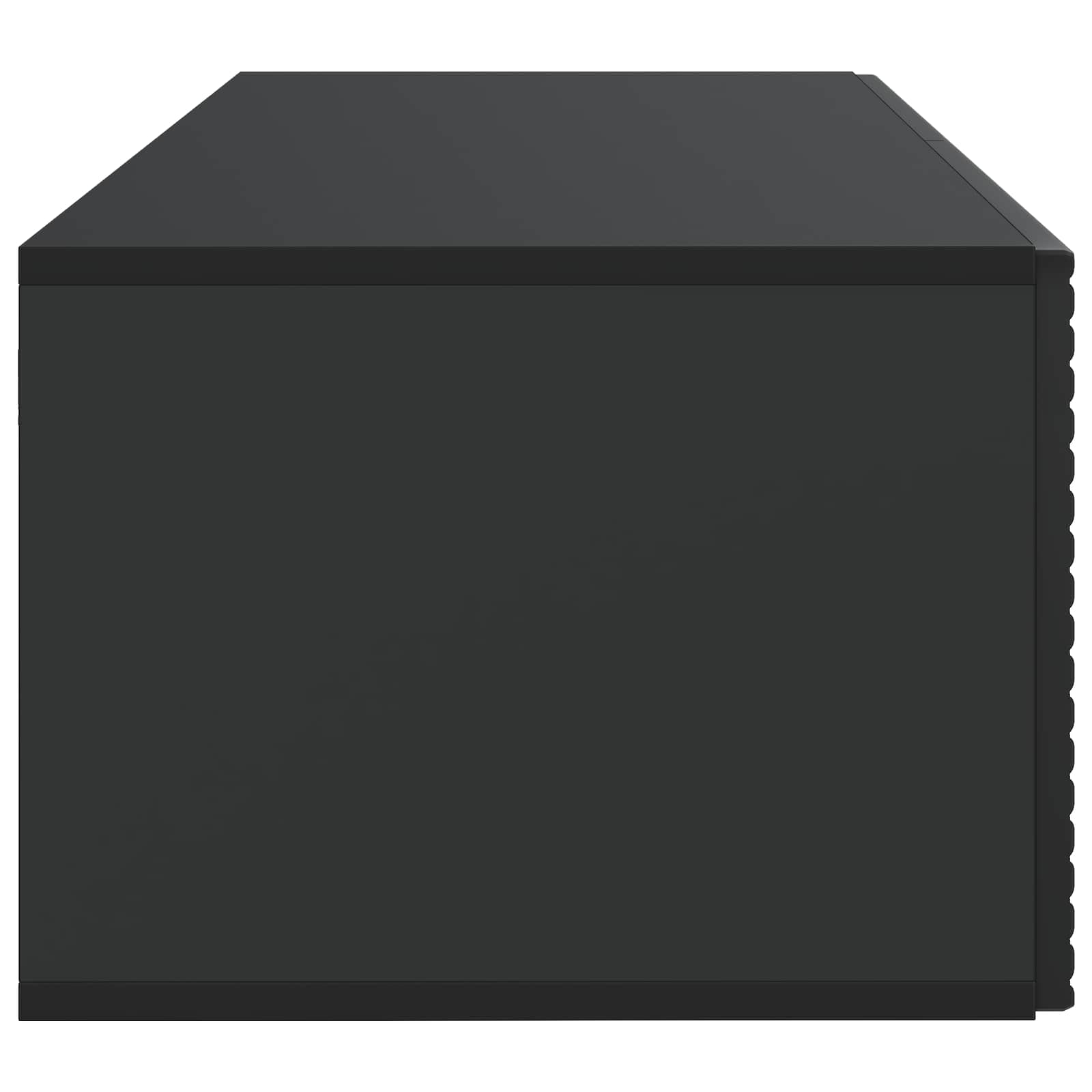 Mobile Porta TV da Muro Nero 78,5 x 41 x 30 cm | homemem39