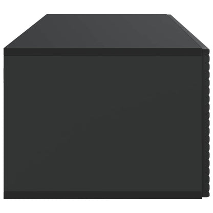 Mobile Porta TV da Muro Nero 78,5 x 41 x 30 cm