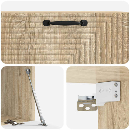 Mobile Porta TV da Muro Rovere Sonoma 78,5 x 41 x 30 cm
