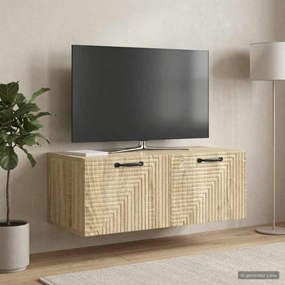 Mobile Porta TV da Muro Rovere Sonoma 78,5 x 41 x 30 cm