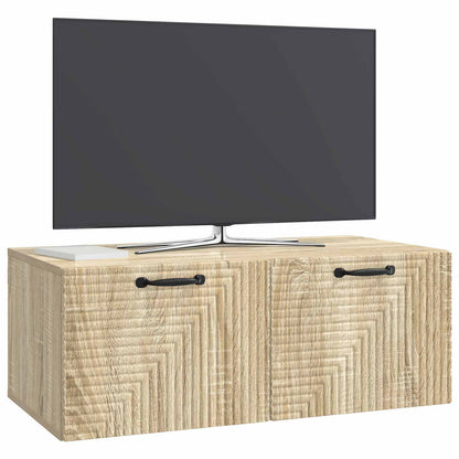 Mobile Porta TV da Muro Rovere Sonoma 78,5 x 41 x 30 cm | homemem39