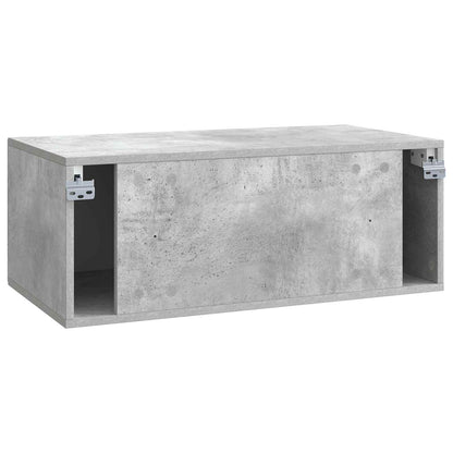 Mobile Porta TV da Muro Grigio Cemento 78,5 x 41 x 30 cm