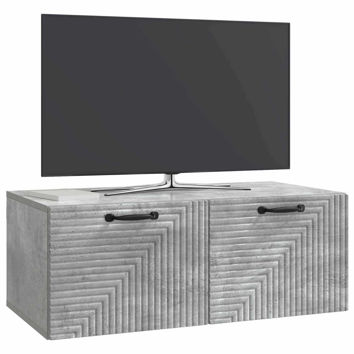 Mobile Porta TV da Muro Grigio Cemento 78,5 x 41 x 30 cm