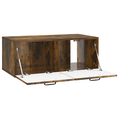 Mobile Porta TV da Muro Rovere Fumo 78,5 x 41 x 30 cm