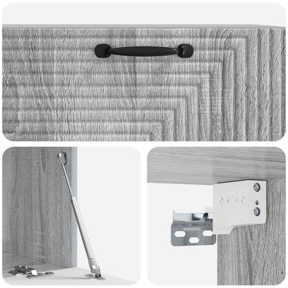 Mobile Porta TV da Muro Grigio Sonoma 78,5 x 41 x 30 cm | homemem39